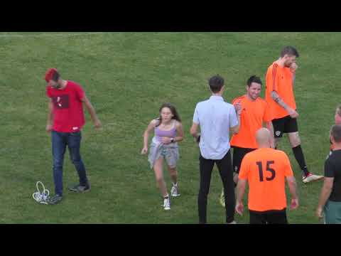 Zaječice vs. Pyšely - penalty a předávání poháru