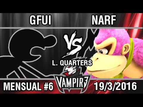 [Vampir3 Mensual #6] GFui (GaW, Sonic) vs Narf (DK) SSB4 Losers Quarters - Top 8