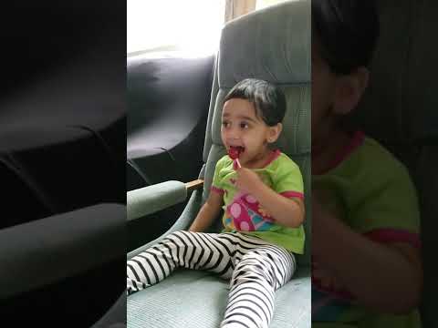 Abia watching TV reaction.