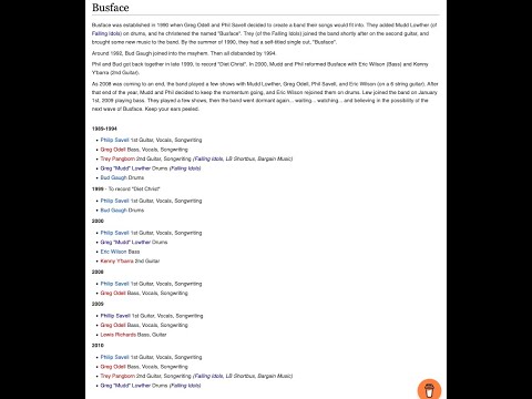 Banjo Eyes (studio version) Busface