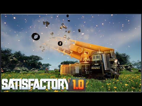 Hyper tube cannon Railgun in Satisfactory 1.0