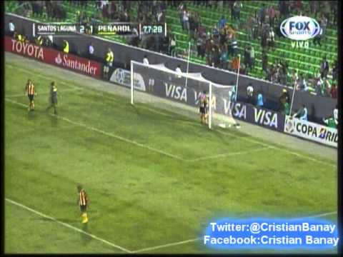 Santos 4 Peñarol 1  (Relato Julio Rios) Copa Libertadores 2014 Los goles