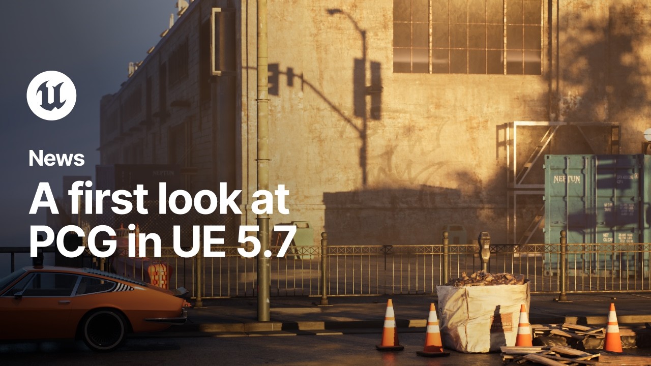 A First Look at Procedural Content Generation in Unreal Engine 5.7 - YouTube