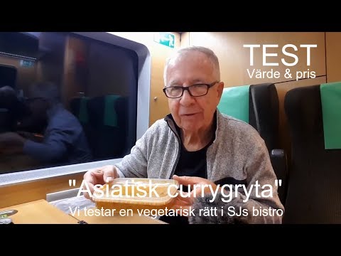 2018-10-22 ASIATISK CURRYGRYTA - Vi testar en vegetarisk rätt i SJs bistro
