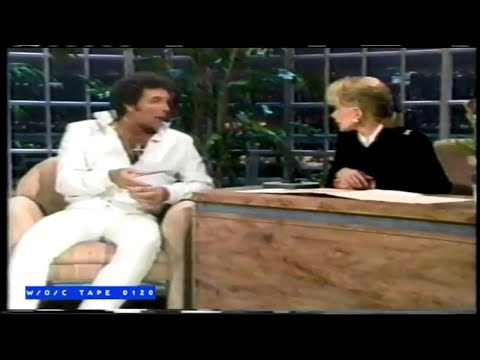 Tom Jones on "The Late Show With Joan Rivers" - Nov. 11th 1986