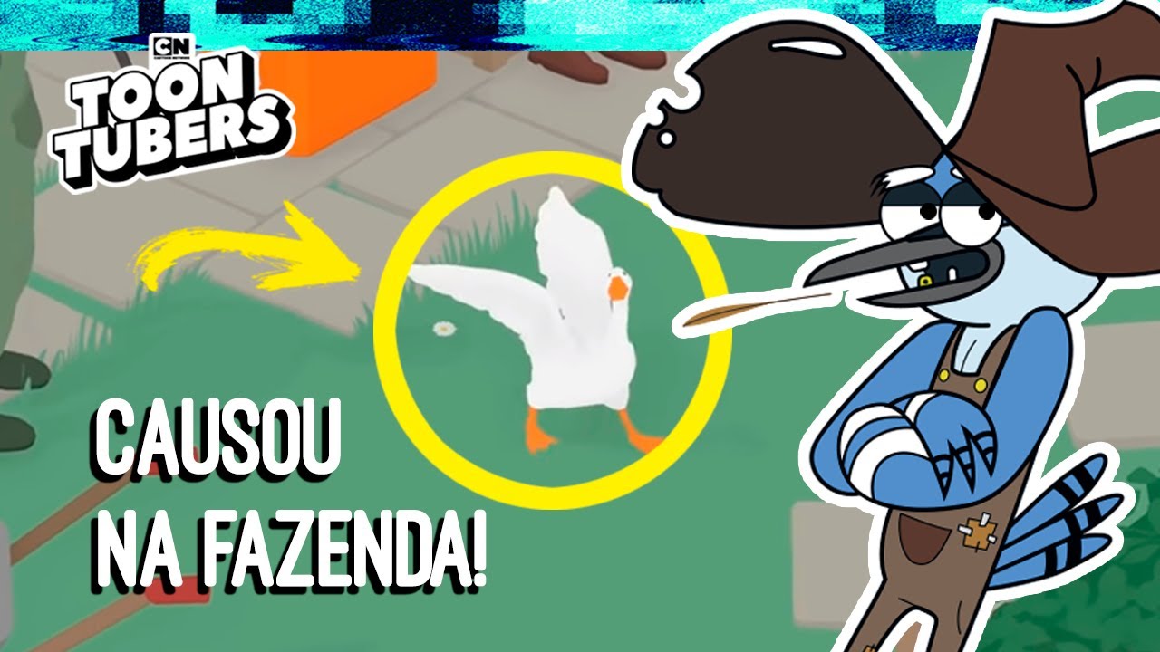 Untitled Goose Game - VIREI UM GANSO E OLHA O QUE DEU! | Toontubers | #FiqueEmCasa