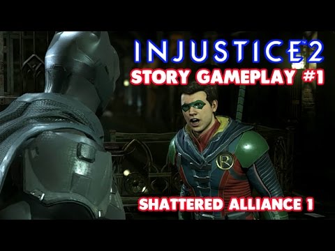 INJUSTICE 2 STORY GAMEPLAY - SHATTERED ALLIANCE 1 - FULL WALKTHROUGH ( iOS / ANDROID )