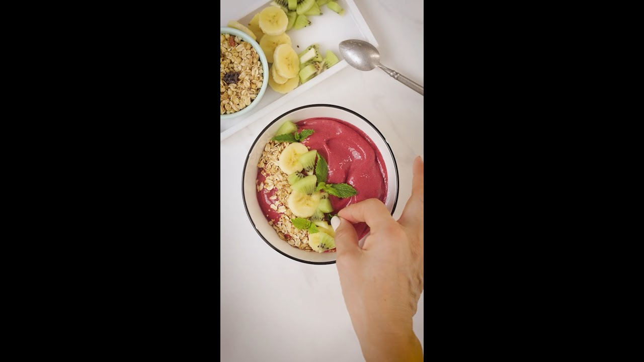 Batido de Mora en Bowl