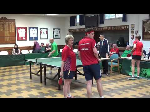 2019 Basingstoke Closed Table Tennis finals - Mixed doubles - Coombs & Allison vs Fettes & Purton