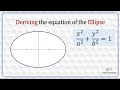 Deriving The Equation Of The Ellipse