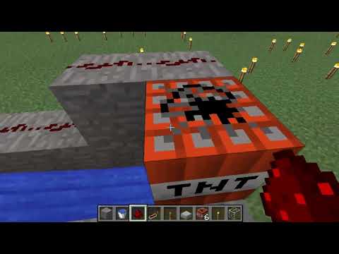 asmit10 - Minecraft How to: Make a TNT cannon (simple) 1.8.3