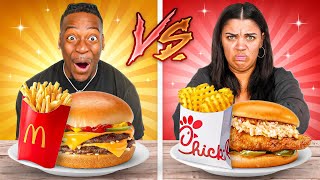 MCDONALDS VS CHICK-FIL-A FOOD CHALLENGE