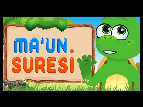 MAUN SURESİ | Çocuklara Namaz Sureleri | Kaplumbağa Kur'an Okuyor | Maun Suresi Ezber