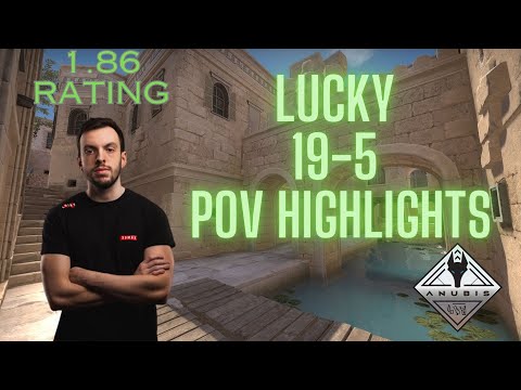 ⫷CS2 POV HIGHLIGHTS⫸ Lucky | ESL Pro League Season 19 | 3DMAX vs fnatic | Map 1 Anubis