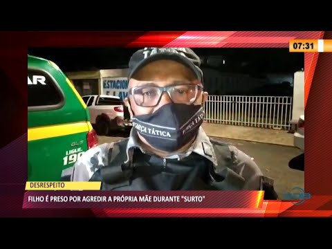 Homem é preso após surtar e agredir a própria mãe em Teresina 13 04 2021