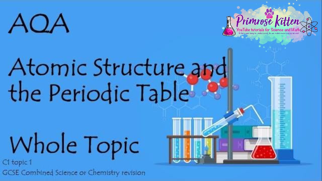 The Whole of AQA - ATOMIC STRUCTURE.  GCSE 9-1 Chemistry or Combined Science Revision Topic 1 for C1