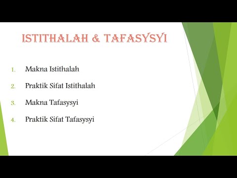 Sifat Huruf Istithalah dan Tafasysyi | Makna dan Praktik