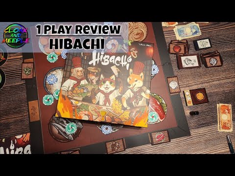 1 Play Review | Hibachi | Grail Games #NomNomNovember