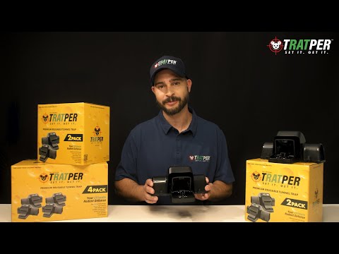 Tratper Rat Trap Dual Tunnel Safe For Pets and Children