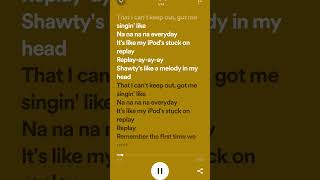 Iyaz - Replay (lyrics)#lyrics #replay #iyaz