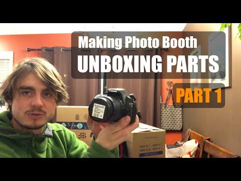 Making My First Photo Booth - Part 1 - Unboxing Parts