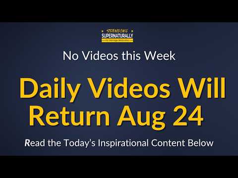 Monday Devotional Video