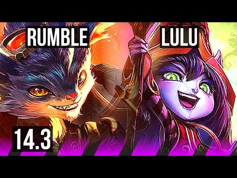 RUMBLE & Varus vs LULU & Zeri (SUP) | 4/0/8, 600+ games | KR Master | 14.3