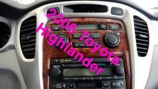 2006 Toyota Highlander AC blower motor￼