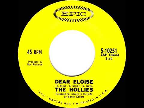 1967 HITS ARCHIVE: Dear Eloise - Hollies (mono 45)