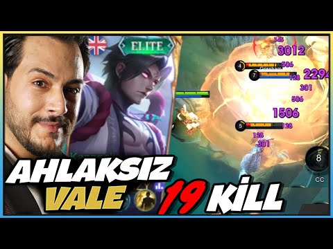 AHLAKSIZ VALE!  Anında Öldüren Vale Build!! - Dünyanın 1 Numaralı Vale Buildi~ Mobile Legends