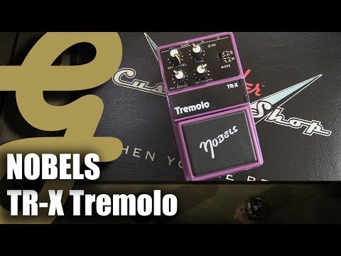 Nobels TR-X Tremolo Pedal - Vintage Purple w/ Original Box & Manual image 9