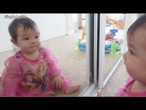 Baby Red Dot Experiment at 10 Months! - August 23, 2013 - itsJudysLife Vlog