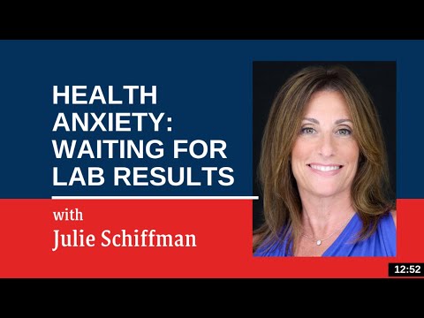 Health Anxiety/Waiting for LAB results: EFT- Tapping with Julie Schiffman