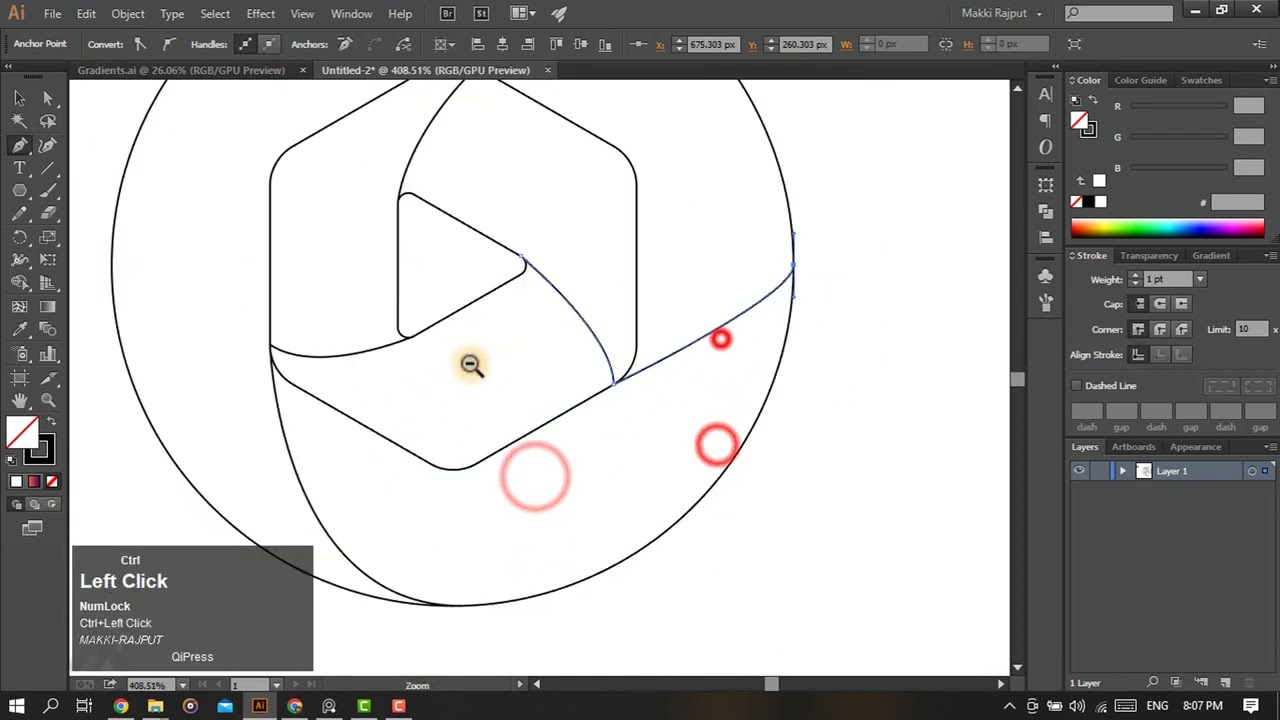 Creative Gradient Logo Design | Adobe Illustrator | Vector Graphics