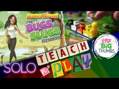 Expansion Overview & Solo Playthrough - Ducks in Tow: The Bugs & Slugs Expansion