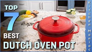 Best Dutch Oven Pot | Non-stick Heavy-duty, With Loop Handles | Top 7 Review 2025