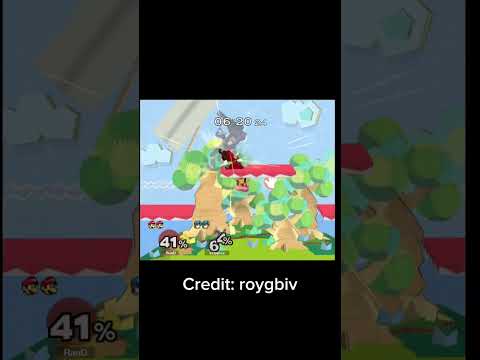 Just taking Marth on a trip to the top blast zone :) #melee #ssbmluigi #supersmashbrosmelee