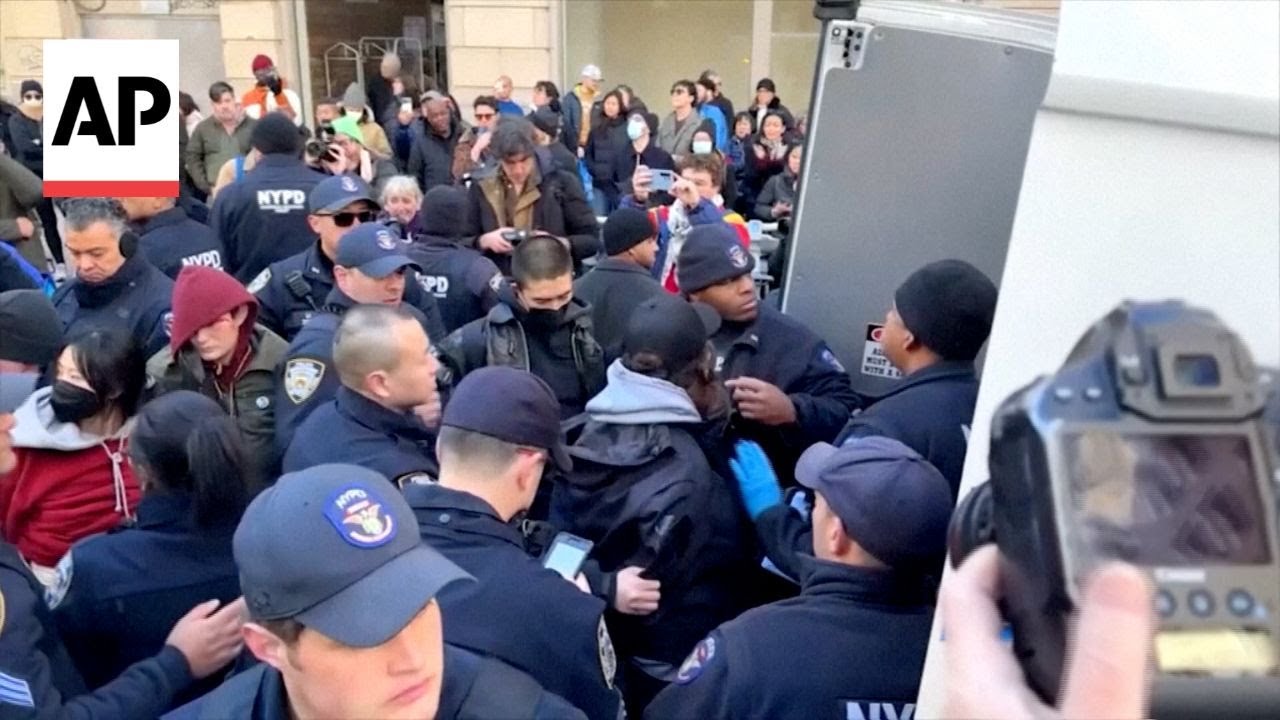Multiple people arrested at anti-ICE protest in New York, local media reports