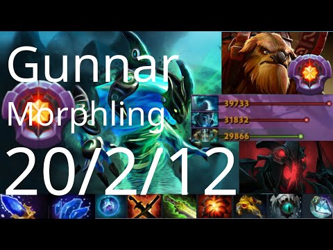 Gunnar Morphling vs Shadow Fiend, Juggernaut, Beastmaster - no stun - 4Zs vs Undying g1 DPC dota2