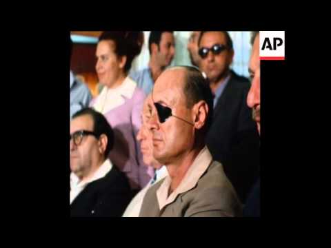 SYND 12/5/70 ISRAEL CELEBRATES 22ND ANNIVERSARY OF INDEPENDENCE