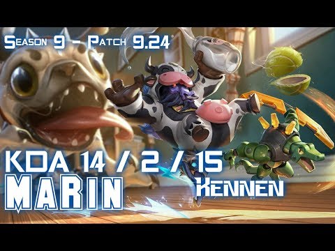 MaRin KENNEN vs AATROX Top - Patch 9.24 KR Ranked