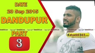 (1) Dandupur (Kapurthala) Kabaddi Touranament 20 Sep 2015