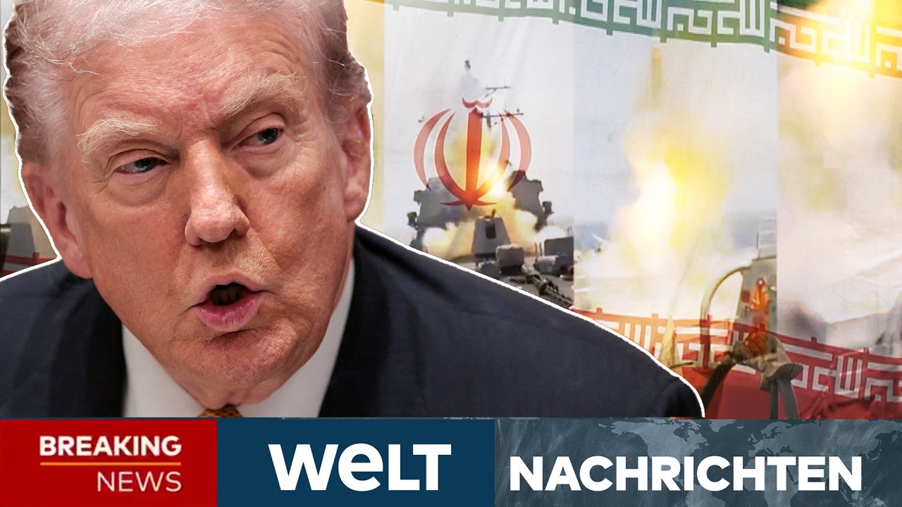IRAN-KRIEG: Trump tobt! USA greifen weiter an! Mullahs feuern auf Tanker in Hormus I WELT LIVE