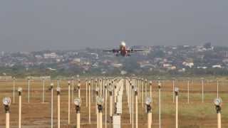 preview picture of video 'Indonesia AirAsia Takeoff, Ahmad Yani International Airport Semarang'