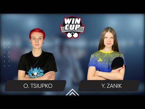 17:15 Oleksandra Tsiupko - Yulianna Zanik West 4 WIN CUP 04.07.2024 | Table Tennis WINCUP