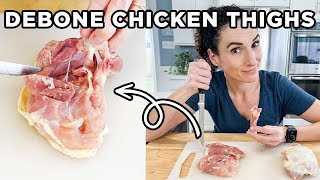 Deboning Chicken Thighs - Video 2