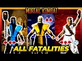 ALL FATALITIES TUTORIAL Mortal Kombat 1 MK1 1992