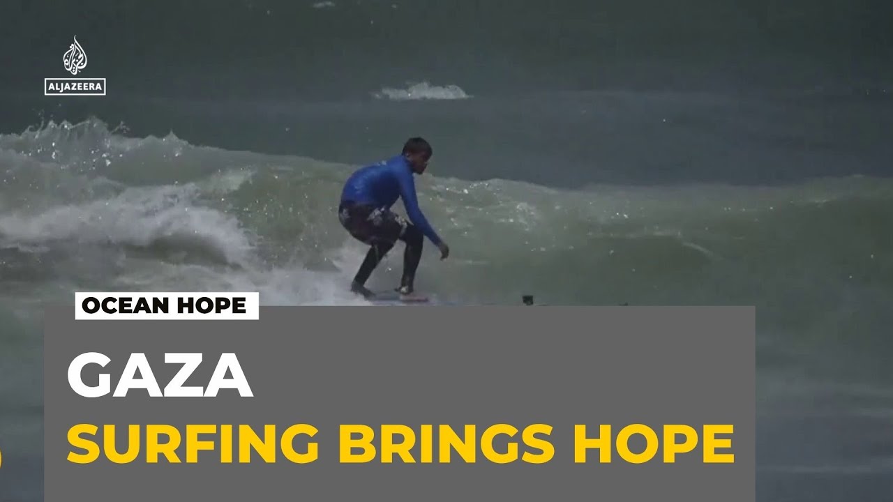 Riding the waves through Gaza’s hardships: Surfers find freedom amid conflict