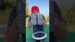 Dual mono amplifier connected to DVC subwoofer🔊