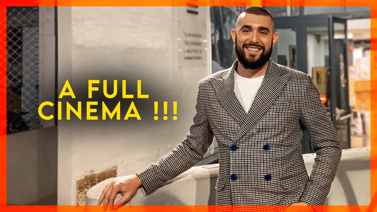 A Full Cinema For My Film In GREECE!!!🇬🇷